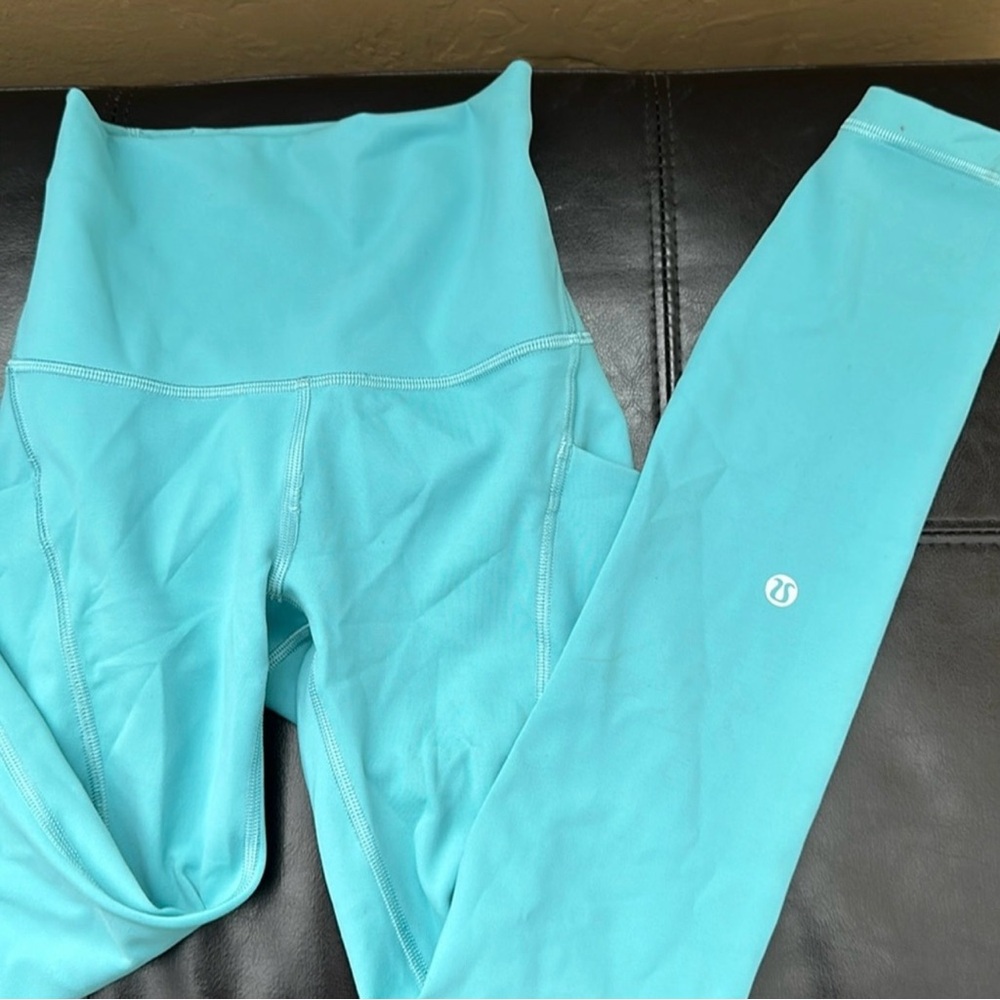 lululemon athletica Turquoise Leggings